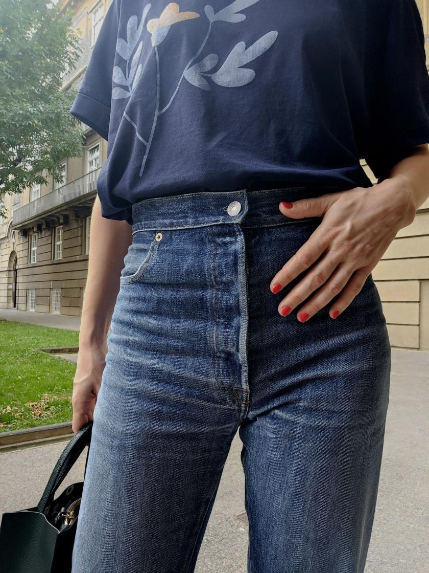 Helene Jeans Sewing Pattern – Recycled Jeans from Old Pair of Men’s Levi’s