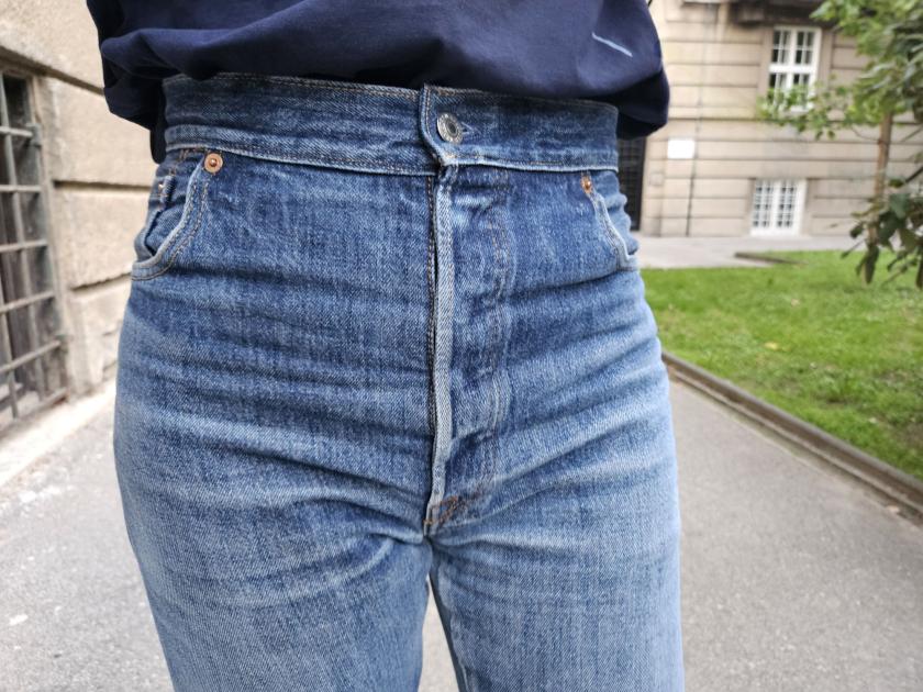 Helene Jeans Sewing Pattern – Recycled Jeans from Old Pair of Men’s Levi’s